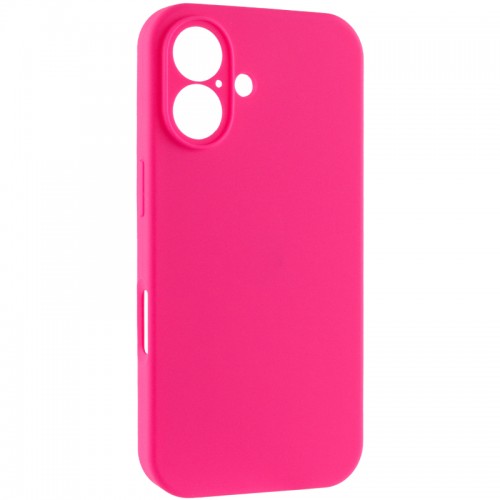 Чохол Silk Full Camera Protective (AA) NO LOGO для Apple iPhone 16 (6.1") Рожевий / Barbie pink