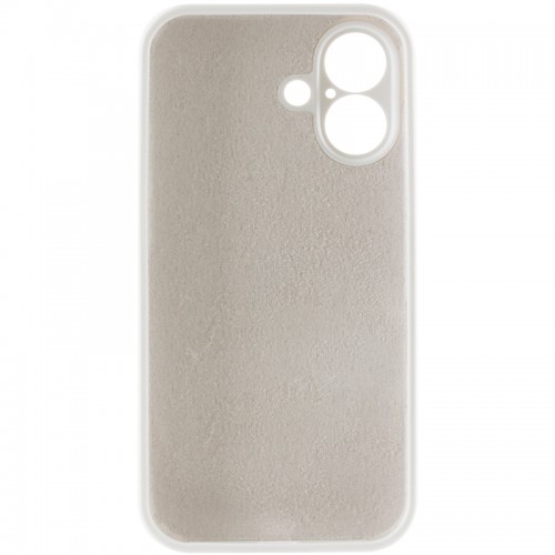 Чехол Silk Full Camera Protective (AA) NO LOGO для Apple iPhone 16 Plus (6.7") Белый / White