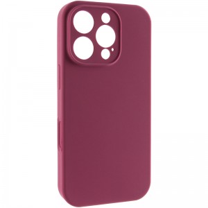 Чехол Silk Full Camera Protective (AA) NO LOGO для Apple iPhone 16 Pro (6.3") Бордовый / Plum
