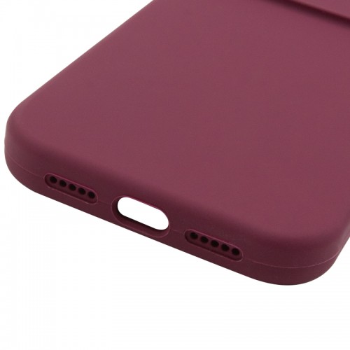 Чехол Silk Full Camera Protective (AA) NO LOGO для Apple iPhone 16 Pro (6.3") Бордовый / Plum
