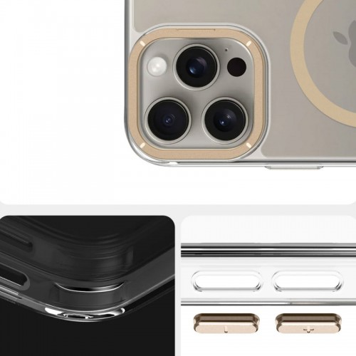 Чохол TPU Space Case Apex with MagSafe для Apple iPhone 16 Pro Max (6.9") Gold