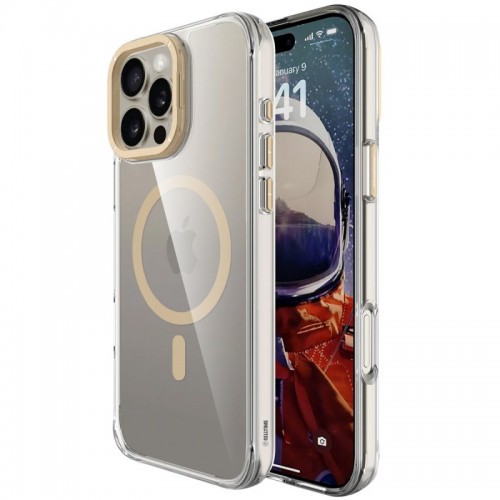 Чохол TPU Space Case Apex with MagSafe для Apple iPhone 16 Pro Max (6.9") Gold