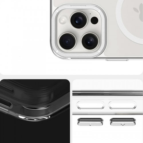Чохол TPU Space Case Apex with MagSafe для Apple iPhone 16 Pro Max (6.9") Silver