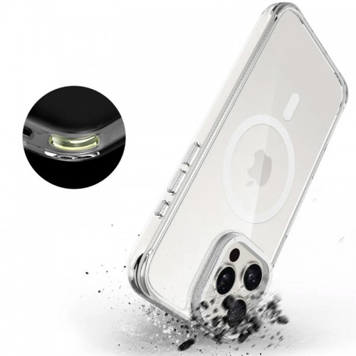 Чохол TPU Space Case Apex with MagSafe для Apple iPhone 16 Pro Max (6.9") Silver