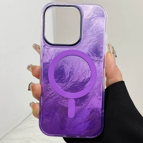 Чохол TPU Shiny Mountain Magnetic Fit для Apple iPhone 12 Pro Max (6.7") Purple