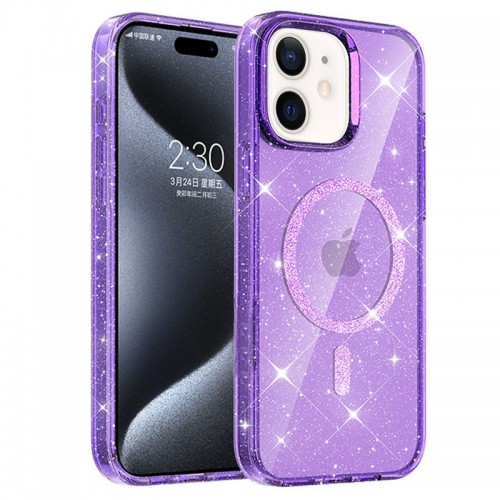 Чохол TPU Eclipse Sparkle Magnetic Fit для Apple iPhone 11 (6.1") Purple