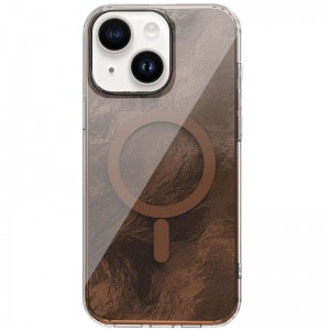 Чохол TPU Shiny Mountain Magnetic Fit для Apple iPhone 14 / 13 (6.1") Chocolate