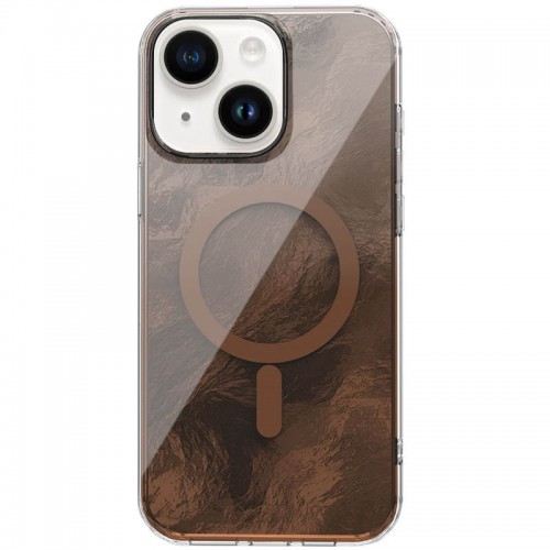 Чохол TPU Shiny Mountain Magnetic Fit для Apple iPhone 14 / 13 (6.1") Chocolate
