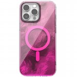 Чохол TPU Shiny Mountain Magnetic Fit для Apple iPhone 14 Pro Max (6.7") Pink