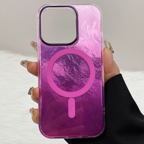 Чохол TPU Shiny Mountain Magnetic Fit для Apple iPhone 14 Pro Max (6.7") Pink