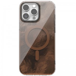Чохол TPU Shiny Mountain Magnetic Fit для Apple iPhone 15 Pro Max (6.7") Chocolate