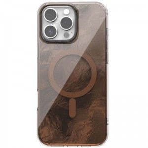 Чохол TPU Shiny Mountain Magnetic Fit для Apple iPhone 16 Pro (6.3") Chocolate