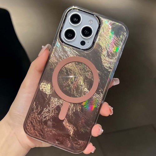 Чохол TPU Shiny Mountain Magnetic Fit для Apple iPhone 16 Pro (6.3") Chocolate