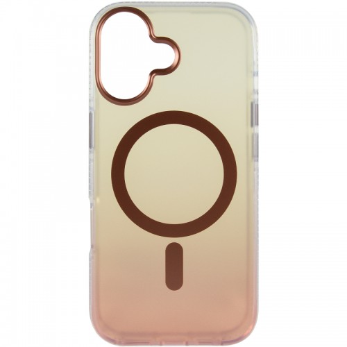 Чохол TPU+PC Phantom with Magnetic Fit для Apple iPhone 16 (6.1") Rose Gold