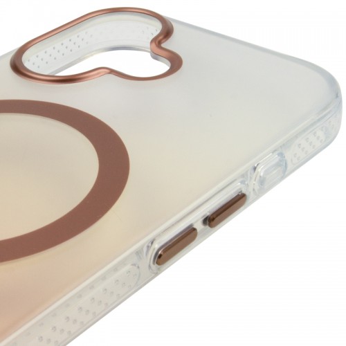 Чохол TPU+PC Phantom with Magnetic Fit для Apple iPhone 16 (6.1") Rose Gold