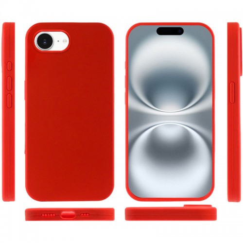 Чохол Silk Full Protective (AA) NO LOGO для Apple iPhone 16e / 17e (6.1") Червоний / Red