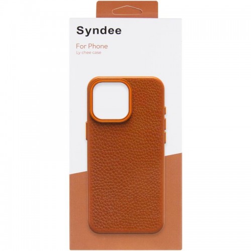 Чохол Syndee with MagSafe для Apple iPhone 16 Pro Max (6.9") Golden Brown