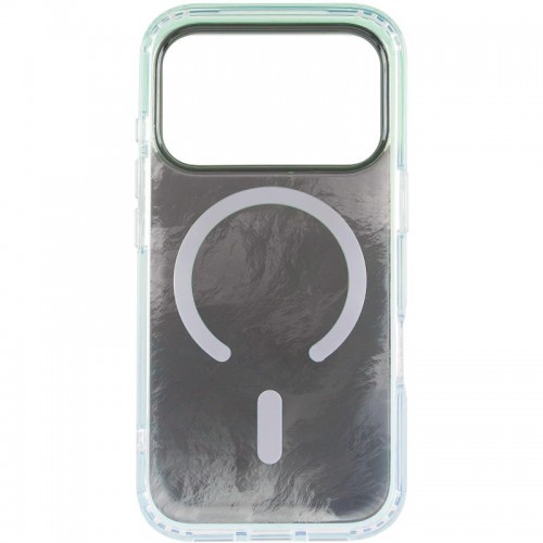 Чохол TPU Shiny Mountain Magnetic Fit для Apple iPhone 17 Pro Max (6.9") Green / Blue