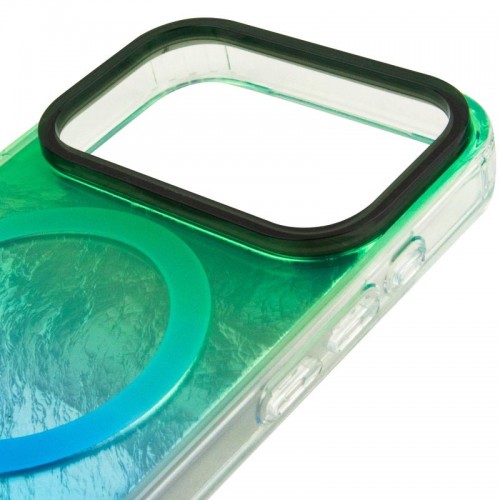 Чохол TPU Shiny Mountain Magnetic Fit для Apple iPhone 17 Pro Max (6.9") Green / Blue