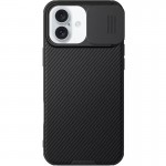 Карбоновая накладка Nillkin CamShield Pro для Apple iPhone 16 Plus (6.7") Черный