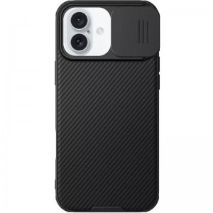 Карбоновая накладка Nillkin CamShield Pro для Apple iPhone 16 Plus (6.7") Черный