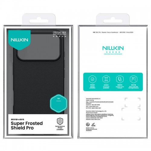 Чехол Nillkin Matte Pro для Apple iPhone 17 Pro (6.3") Черный / Black