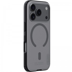 Чехол Nillkin Matte Magnetic Pro для Apple iPhone 17 Pro (6.3") Прозрачный черный