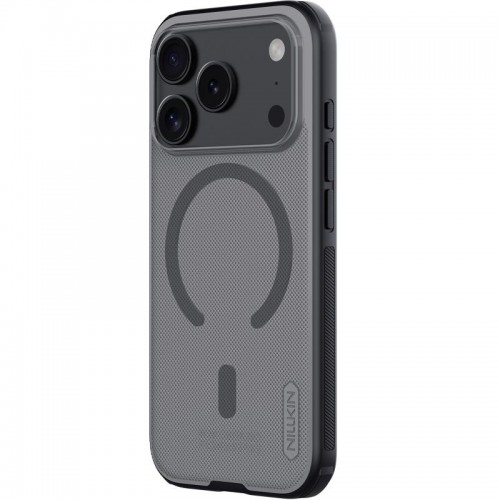 Чехол Nillkin Matte Magnetic Pro для Apple iPhone 17 Pro (6.3") Прозрачный черный