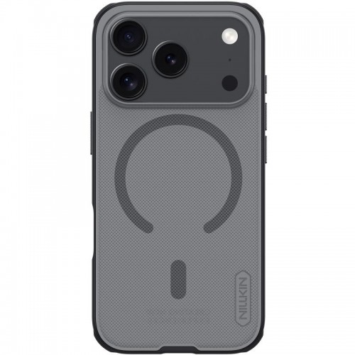 Чехол Nillkin Matte Magnetic Pro для Apple iPhone 17 Pro (6.3") Прозрачный черный