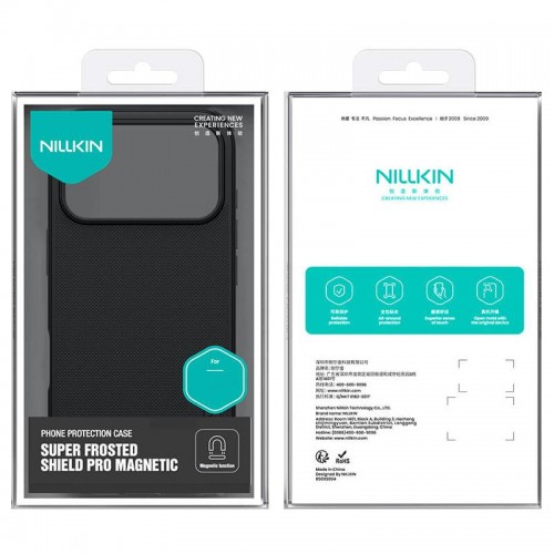 Чехол Nillkin Matte Magnetic Pro для Apple iPhone 17 Pro Max (6.9") Черный / Black