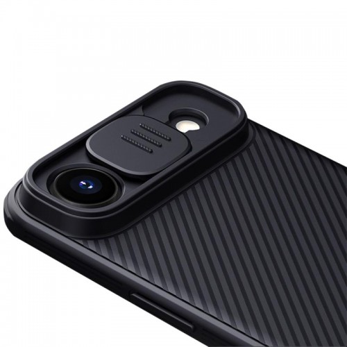 Карбоновая накладка Nillkin CamShield Pro для Apple iPhone 17 Air (6.5") Черный