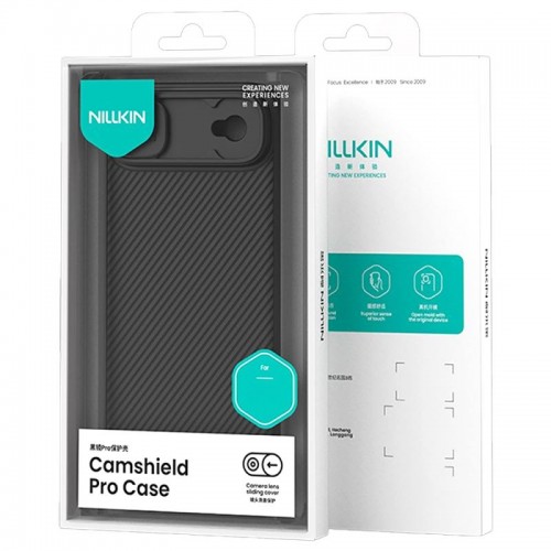 Карбоновая накладка Nillkin CamShield Pro для Apple iPhone 17 Air (6.5") Черный