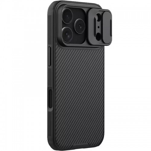 Карбоновая накладка Nillkin CamShield Pro для Apple iPhone 17 Pro Max (6.9") Черный