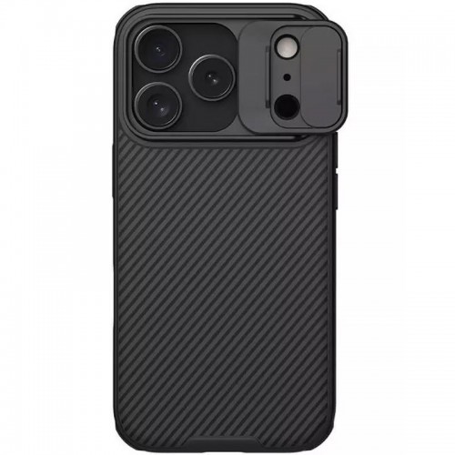 Карбоновая накладка Nillkin CamShield Pro для Apple iPhone 17 Pro Max (6.9") Черный