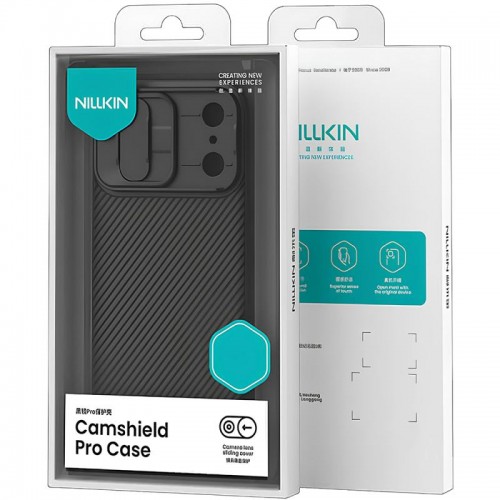 Карбоновая накладка Nillkin CamShield Pro для Apple iPhone 17 Pro Max (6.9") Черный