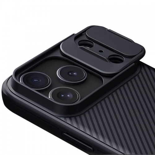 Карбоновая накладка Nillkin CamShield Pro для Apple iPhone 17 Pro Max (6.9") Черный