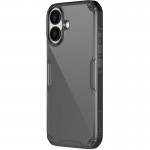 TPU чехол Nillkin Nature Pro Series для Apple iPhone 17 (6.3") Черный (прозрачный)
