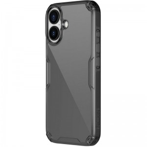 TPU чехол Nillkin Nature Pro Series для Apple iPhone 17 (6.3") Черный (прозрачный)