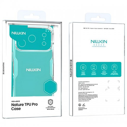 TPU чехол Nillkin Nature Pro Series для Apple iPhone 17 Pro (6.3") Бесцветный (прозрачный)