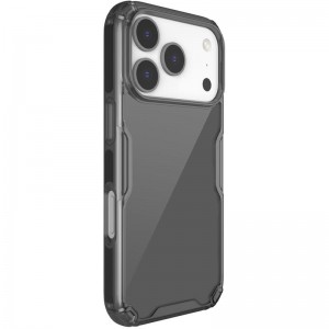 TPU чехол Nillkin Nature Pro Series для Apple iPhone 17 Pro Max (6.9") Черный (прозрачный)