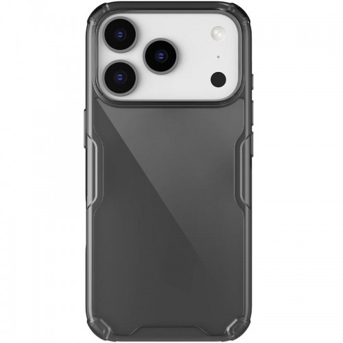 TPU чехол Nillkin Nature Pro Series для Apple iPhone 17 Pro Max (6.9") Черный (прозрачный)