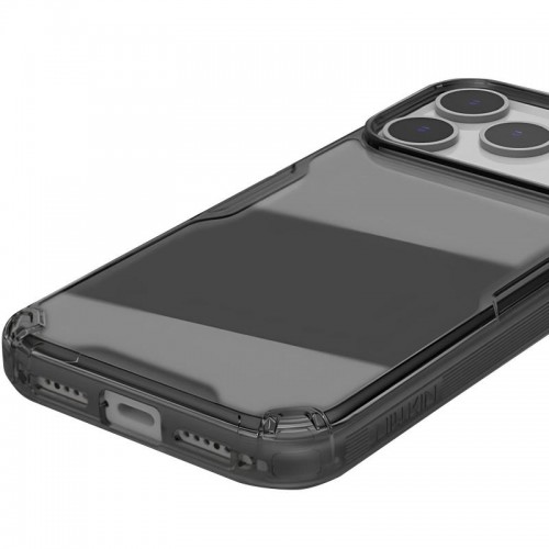 TPU чехол Nillkin Nature Pro Series для Apple iPhone 17 Pro Max (6.9") Черный (прозрачный)