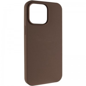Silk (AA) NO LOGO чехол с магнитным креплением для Apple iPhone 15 (6.1") Коричневый / Brown