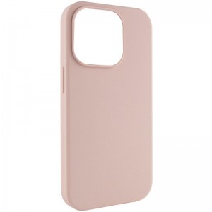 Чехол Silk (AA) БЕЗ ЛОГО с магнитным креплением для Apple iPhone 15 Pro (6.1") Розовый / Pink Sand
