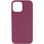 Чохол Silk (AA) NO LOGO with Magnetic Fit для Apple iPhone 16 (6.1") Бордовий / Plum