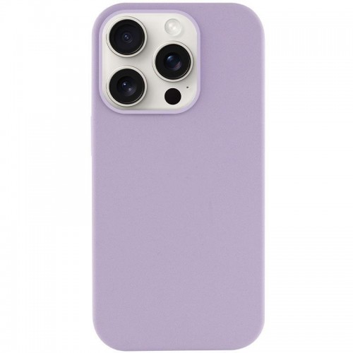 Чохол Silk (AA) NO LOGO with Magnetic Fit для Apple iPhone 16 Pro (6.3") Бузковий / Lilac