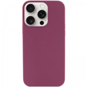 Чохол Silk (AA) NO LOGO with Magnetic Fit для Apple iPhone 16 Pro Max (6.9") Бордовий / Plum