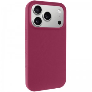 Чехол Silk Full Protective (AA) БЕЗ ЛОГО для Apple iPhone 17 Pro (6.3") Бордовый / Maroon