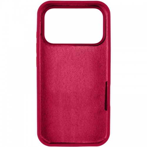Чехол Silk Full Protective (AA) БЕЗ ЛОГО для Apple iPhone 17 Pro (6.3") Бордовый / Maroon