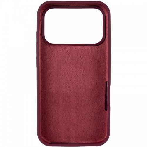 Чехол Silk Full Protective (AA) БЕЗ ЛОГОТИПА для Apple iPhone 17 Pro (6.3") Бордовый / Plum